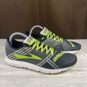 Brooks Hyperion Black Lime Running Shoe Athletic Sneaker Womens 9